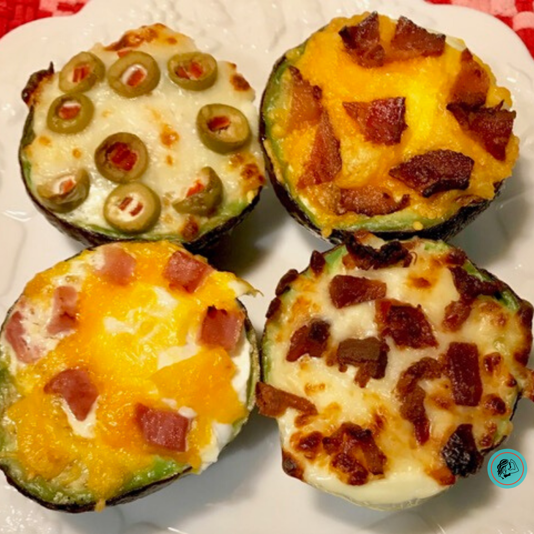 Avocado Egg Bombs: Half of Gabby