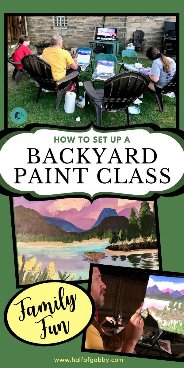 Backyard Paint Class: Fun Family Activity