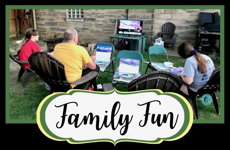 Backyard Paint Class: Fun Family Activity