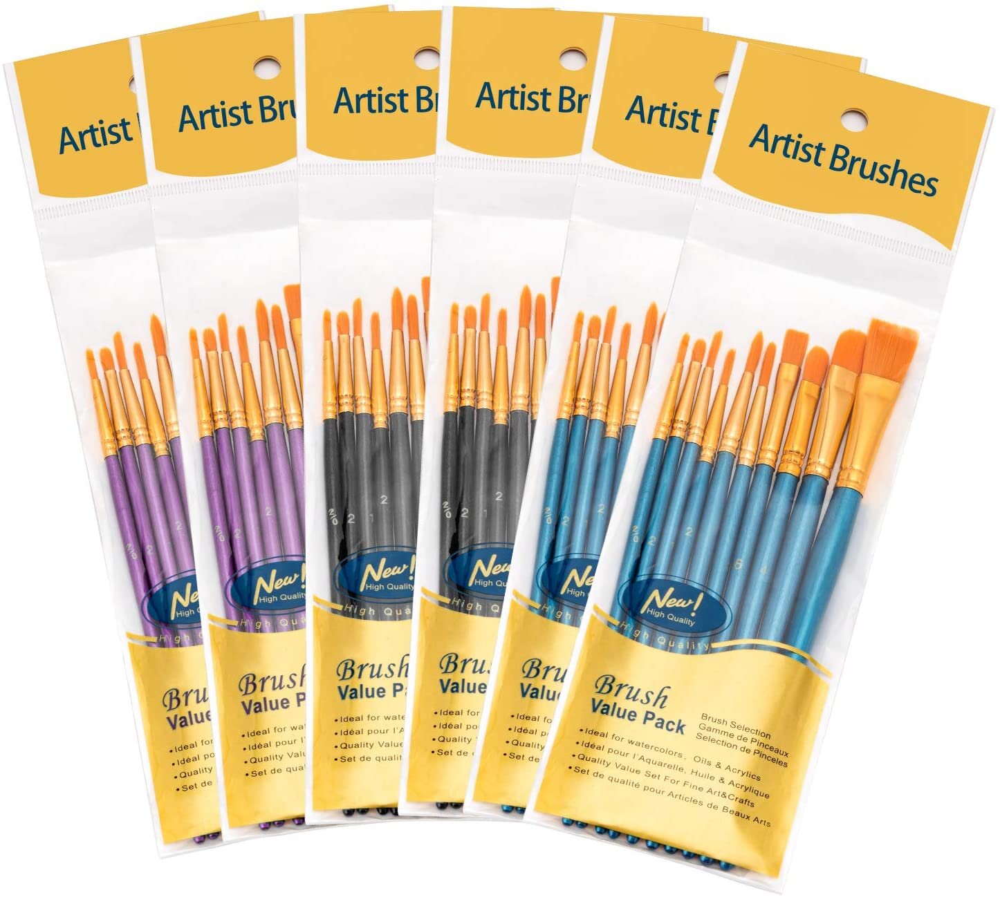 Paint Brush Sets 6-Pack