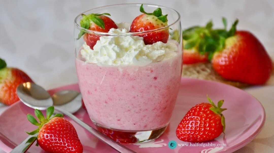 Keto Strawberry Milkshake — Half of Gabby