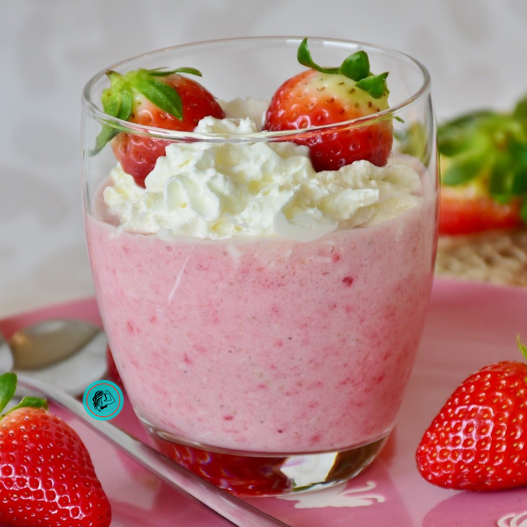 Keto Strawberry Milkshake