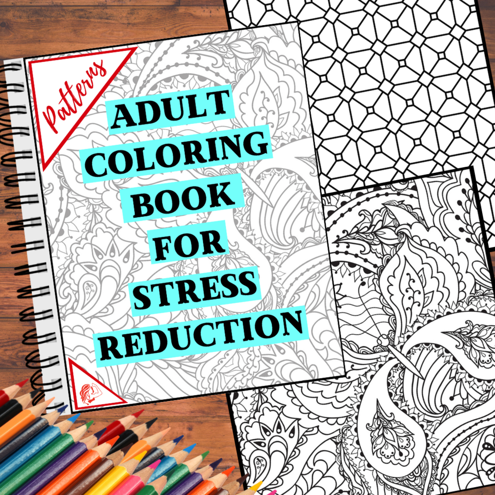 Mindful Patterns Coloring Book for Adults: An Adult Coloring Book with Easy  and Relieving Mindful Patterns Coloring Pages Prints for Stress Relief 
