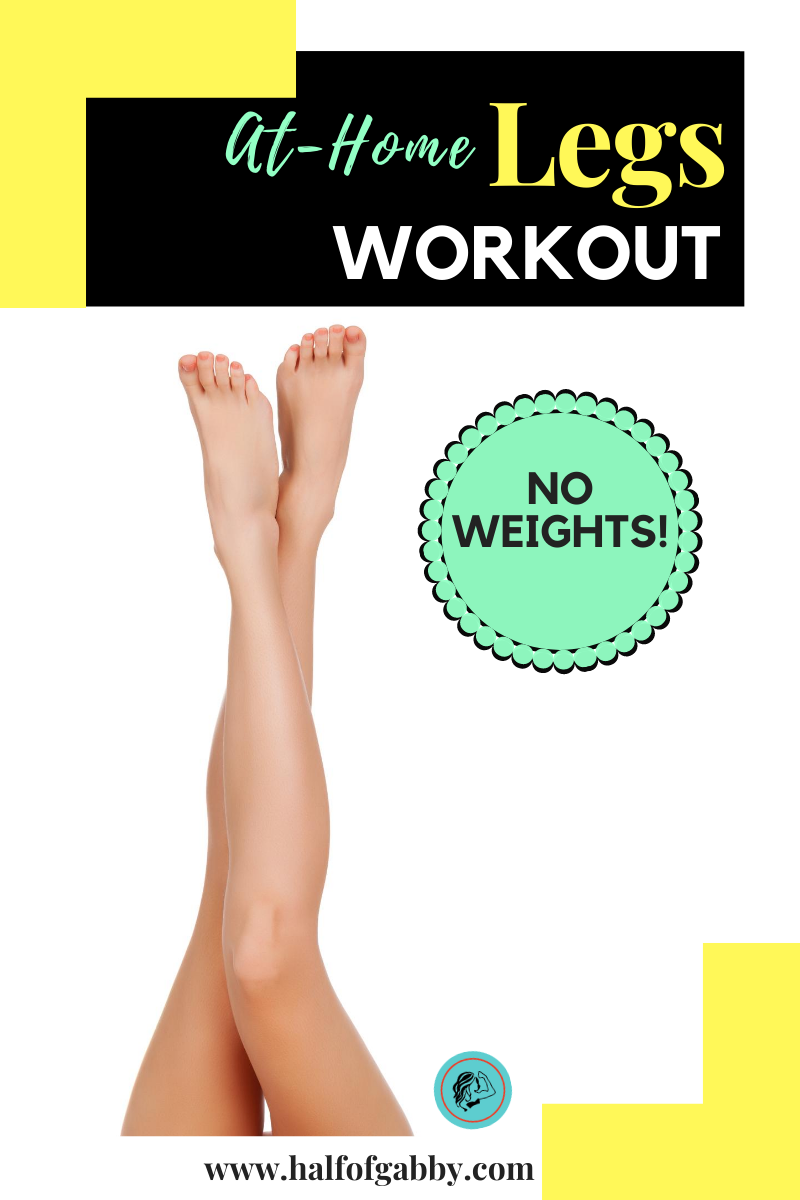 At Home Leg Workout No Weights