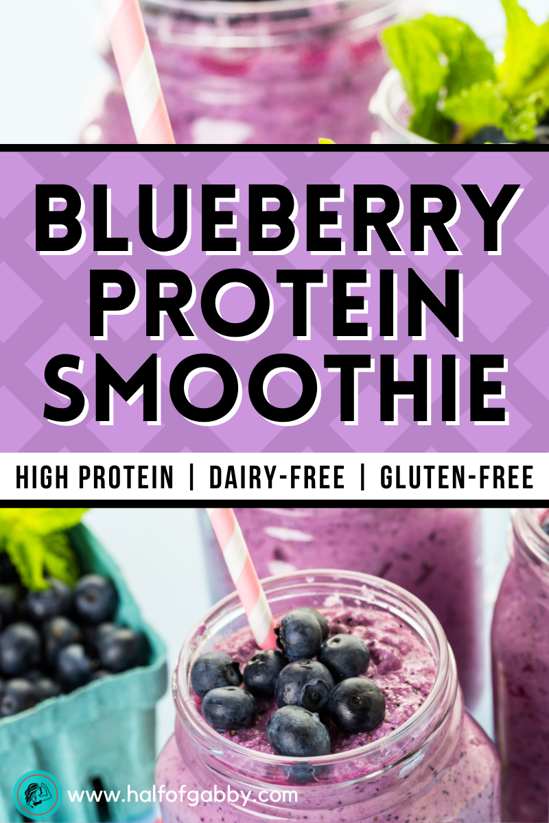 BLUEBERRY PROTEIN SMOOTHIE: Quick and Delicious!