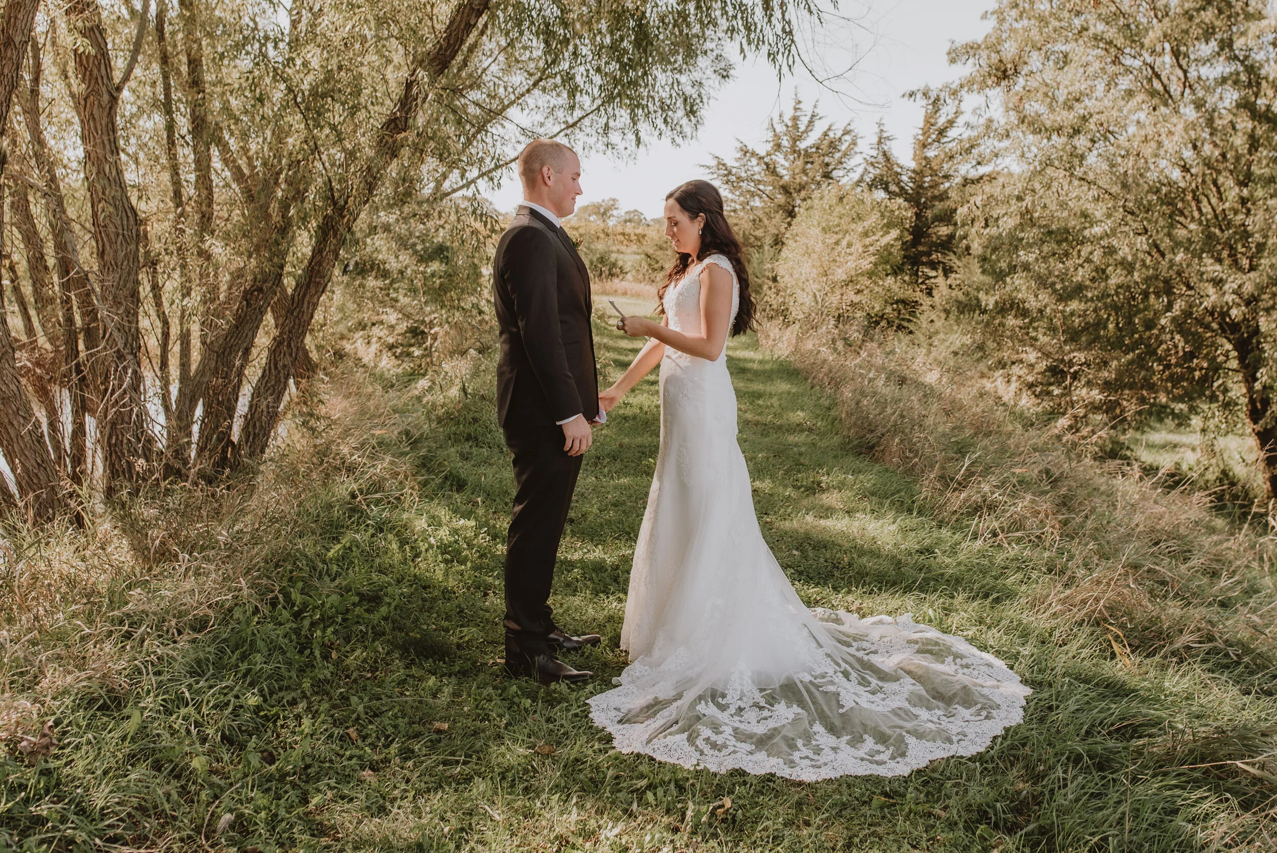 Outdoor Vineyard Wedding Glacial Till Winery Palmyra, NE — Kaylie