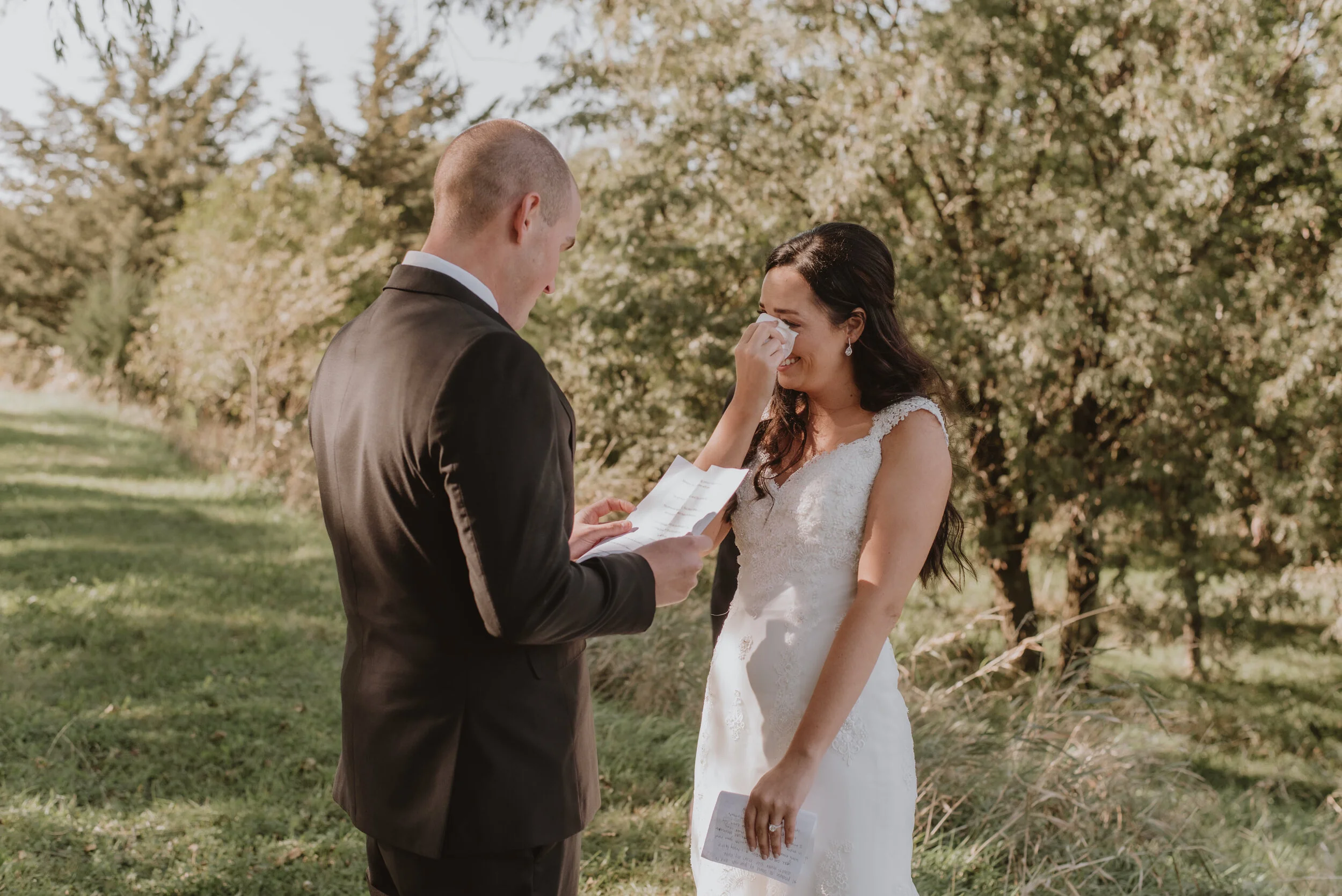 Outdoor Vineyard Wedding Glacial Till Winery Palmyra, NE — Kaylie