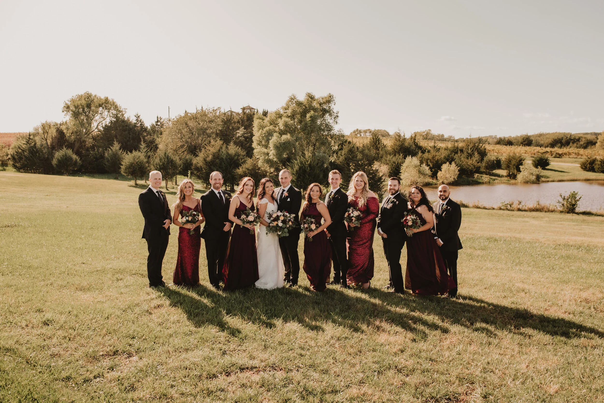 Outdoor Vineyard Wedding Glacial Till Winery Palmyra, NE — Kaylie