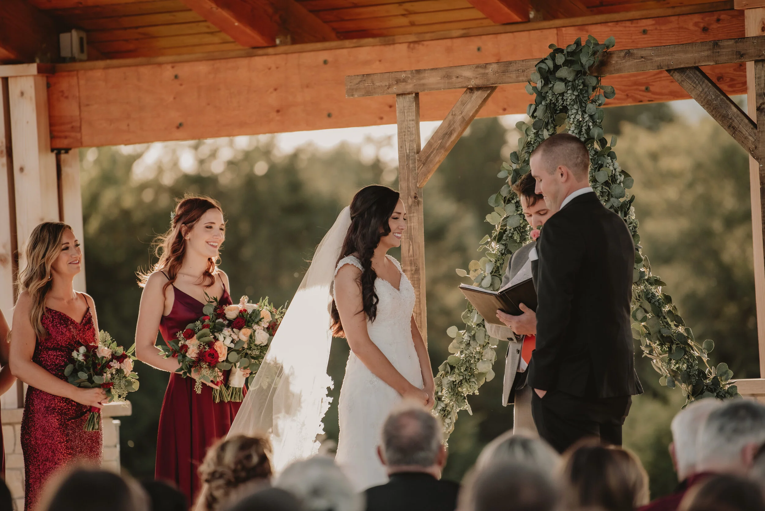 Outdoor Vineyard Wedding Glacial Till Winery Palmyra, NE — Kaylie