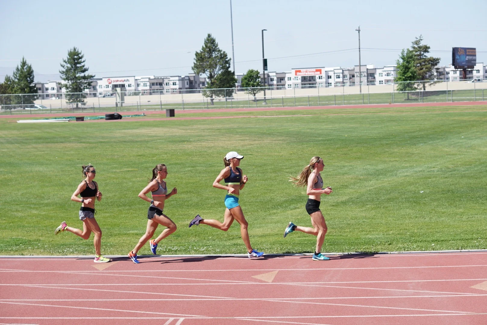Training in Provo, Utah, (at altitude) with the babes before the USA Championships