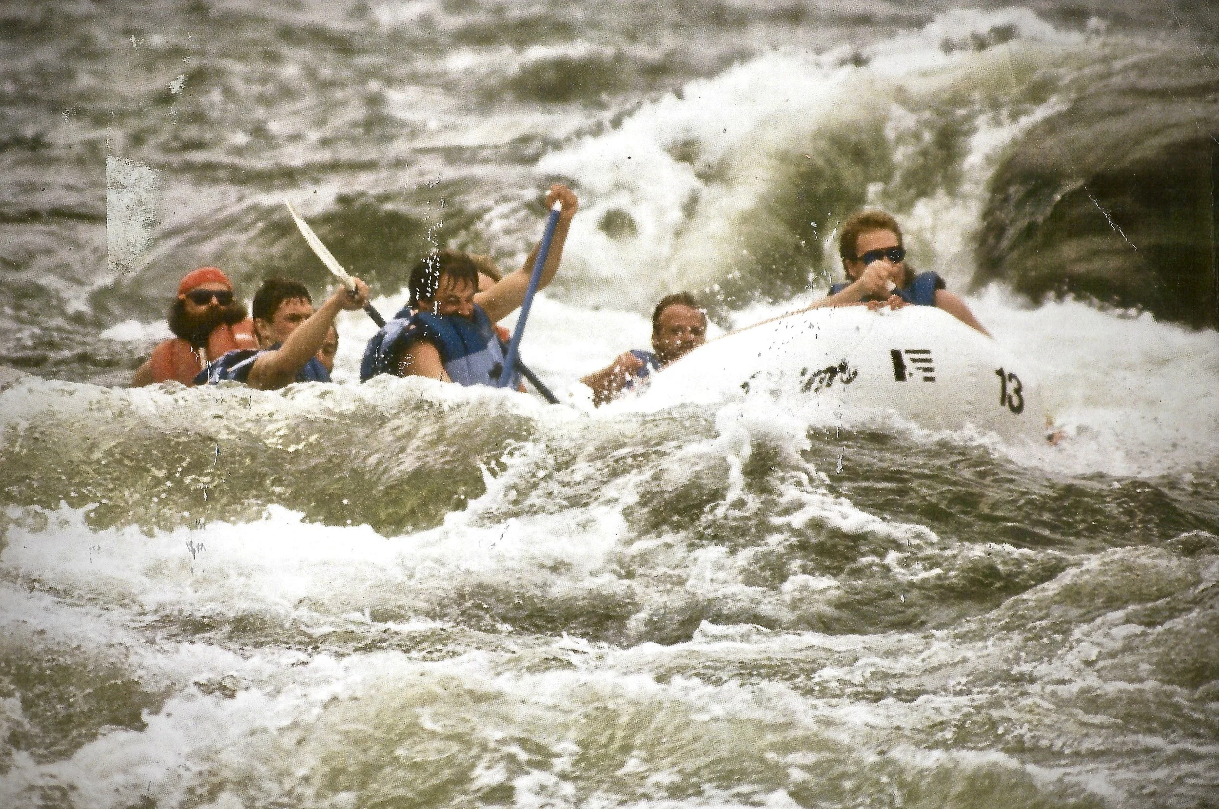 His boat wasn’t always attracted to large boulders.