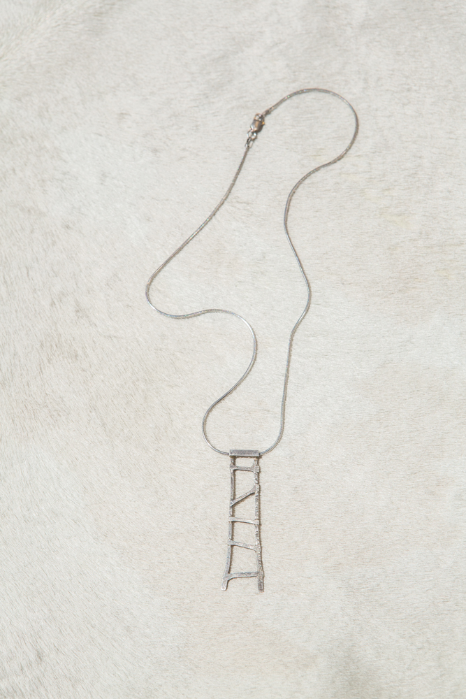 Silver Ladder Necklace