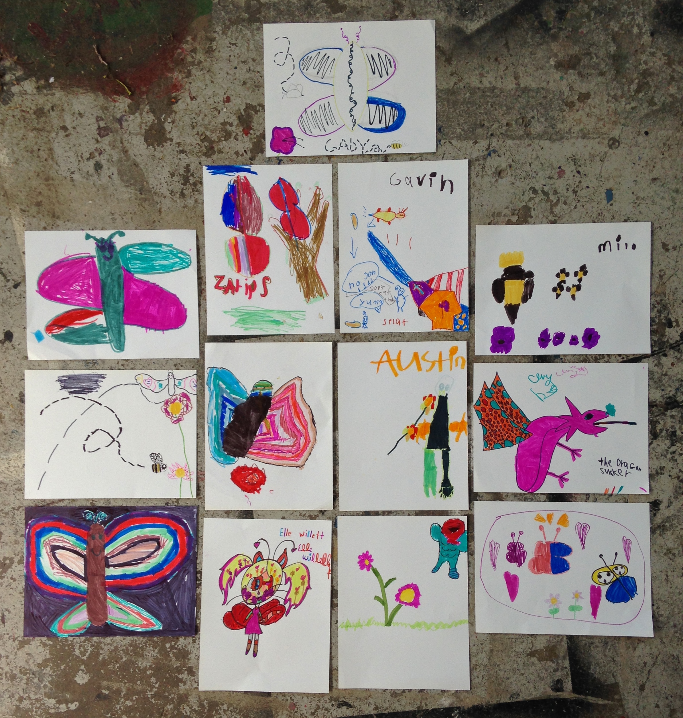 Pollinators made by youth in the Sunrise Project Food Rocket program