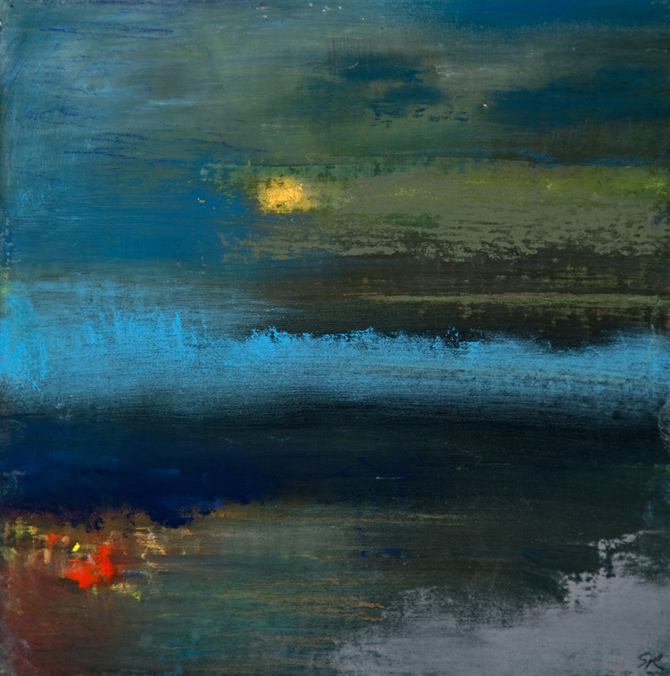 Evening Light, Pastel 9 x 9" 2016
