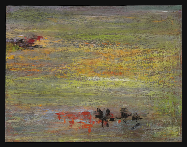 Perfume River Song , Pastel 20 x 26" 2012