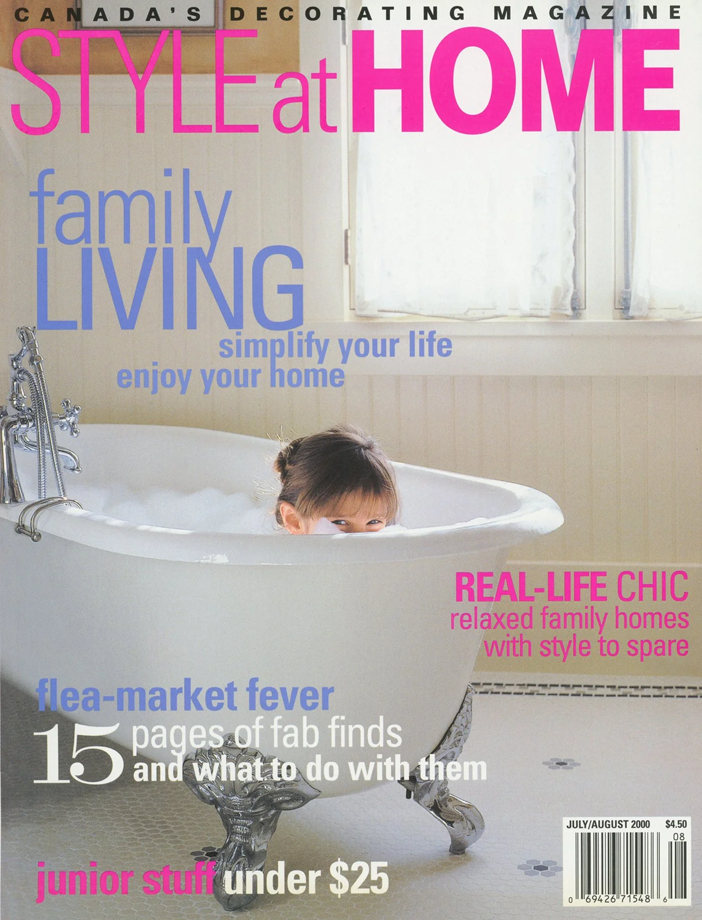  During this cover try, the owner’s little girl insisted on an “action tub” shot as she called it. We wondered if it might sabotage my career, but the magazine loved it, and so did everyone else. 