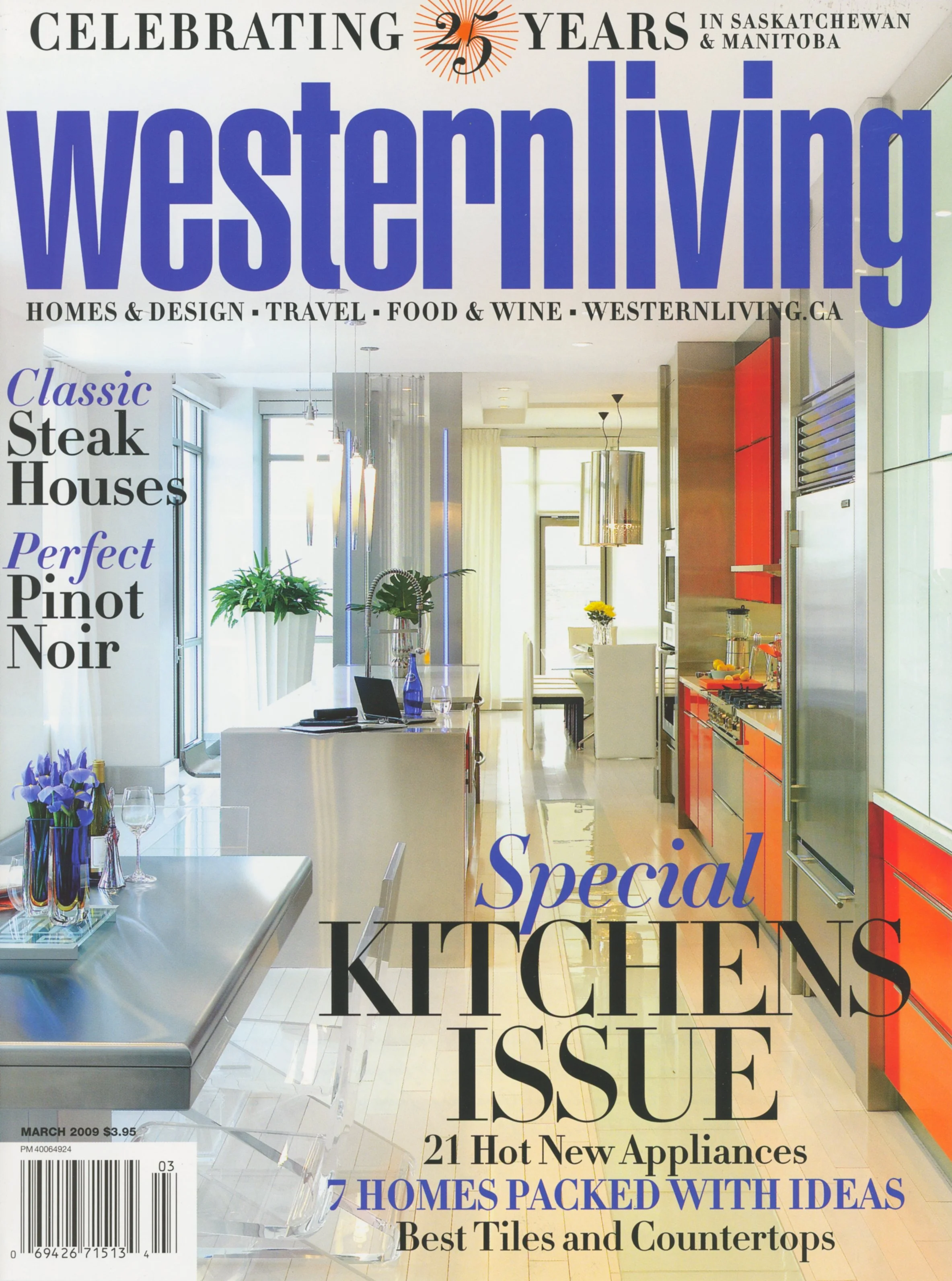  There was a blizzard the day of this shoot. With a tight print deadline and rescheduling nearly impossible, we went ahead anyway. We were shooting in a downtown Calgary condo with floor-to-ceiling windows on all sides, which turned out to be a bless