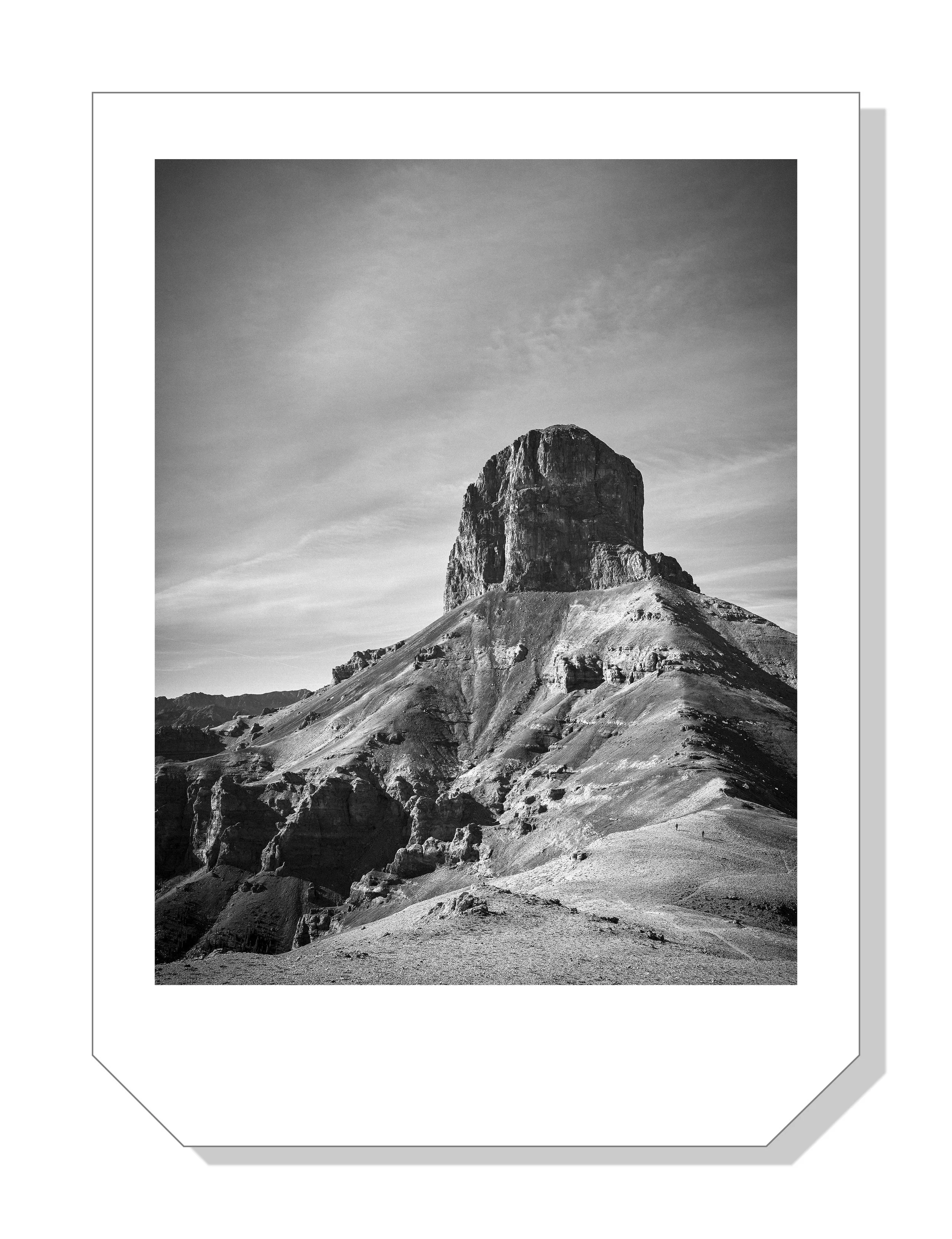  Devil’s Head, Ghost River area. Same day as the last image. The lads stand in the lower right, small as a thought against the sky.  I carried my studio camera and tripod up there to capture a photograph I’d been holding in my mind for years, a quiet
