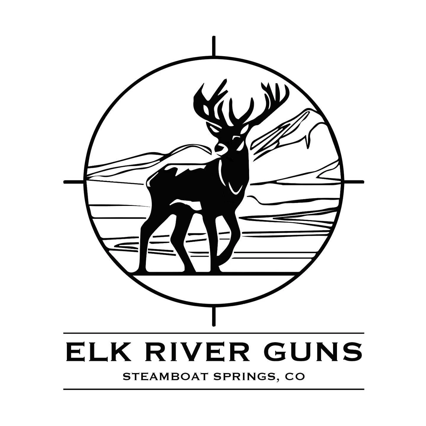 New logo for my cousin @jae_pews shop @elkriverguns. He&rsquo;s got all the cool stuff