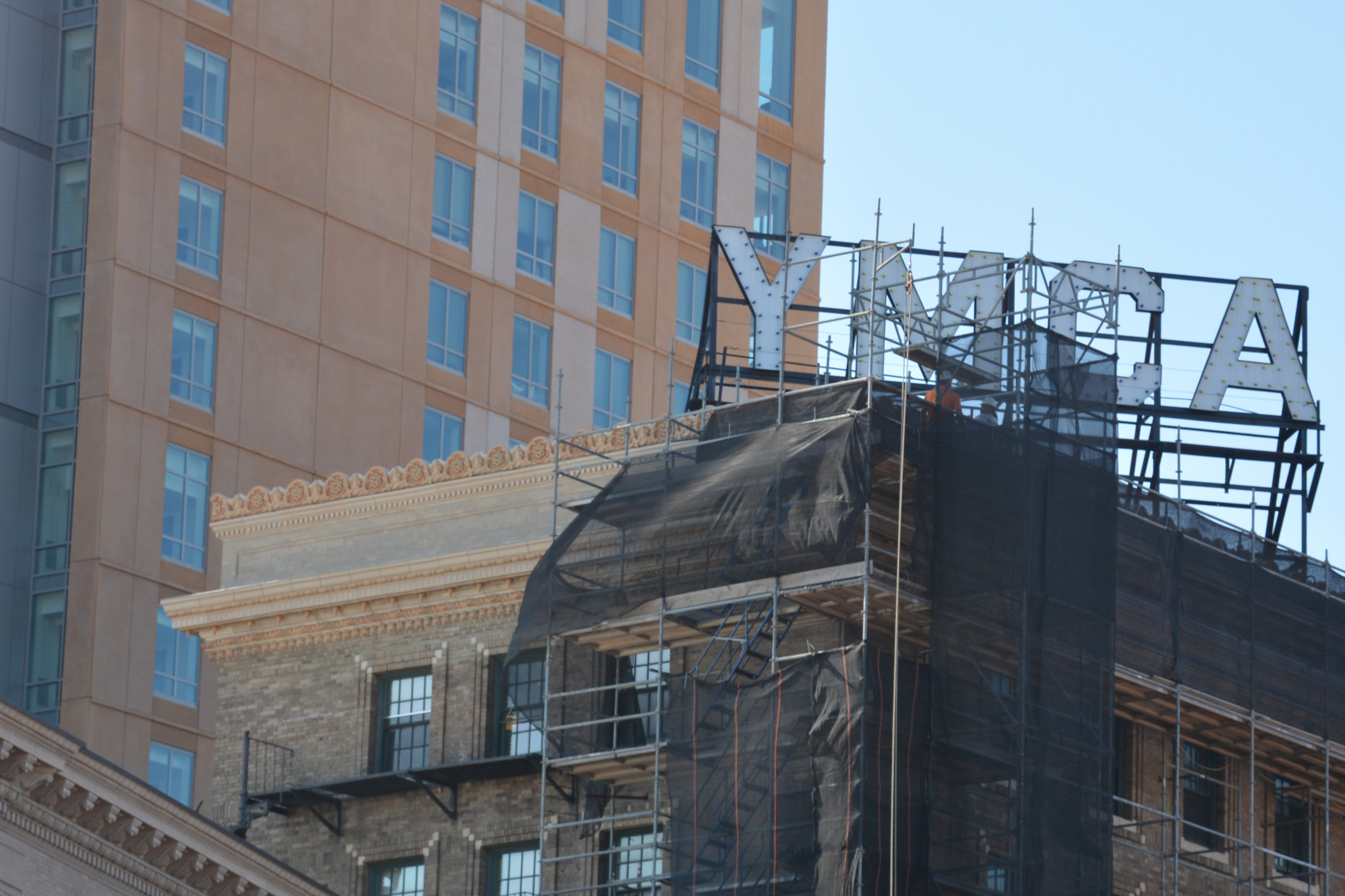 Staging Coming Down