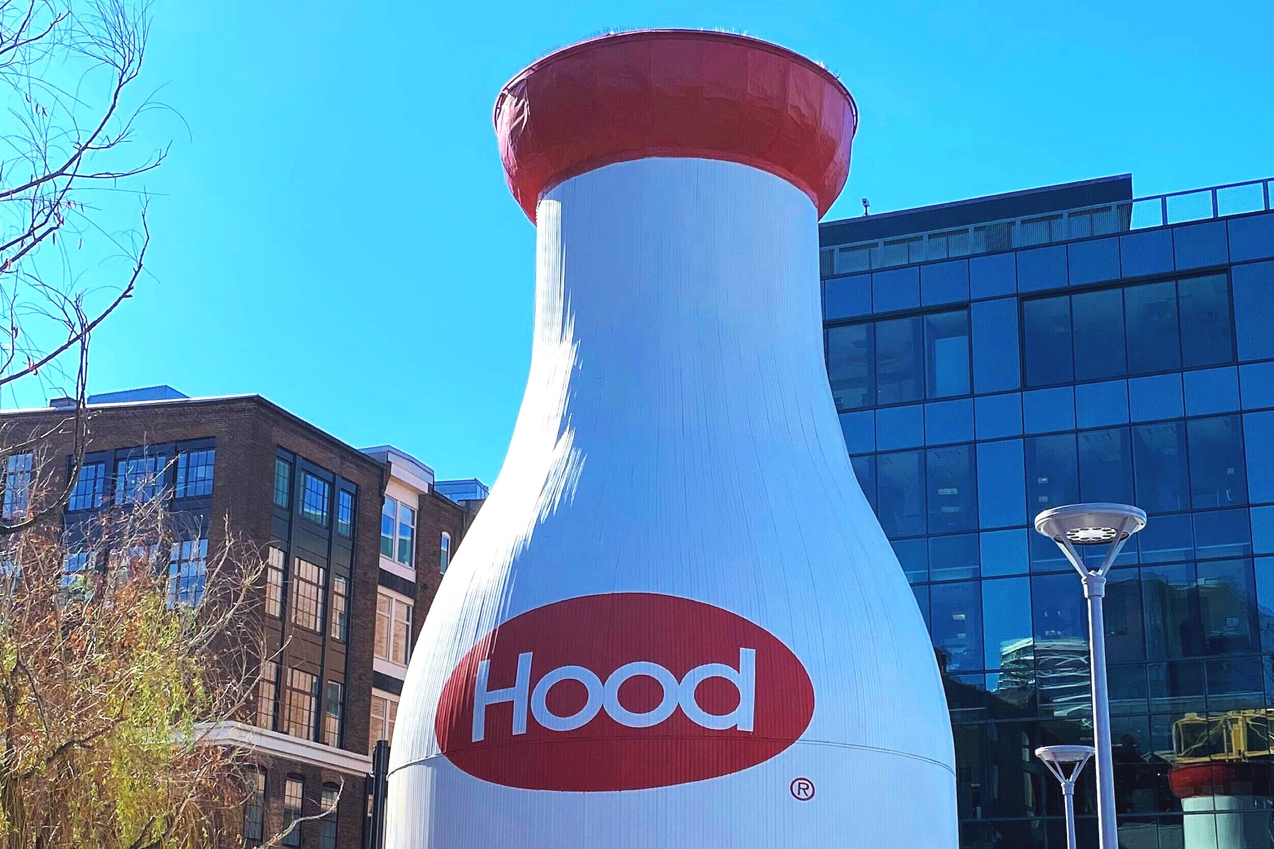 Hood Milk Bottle 