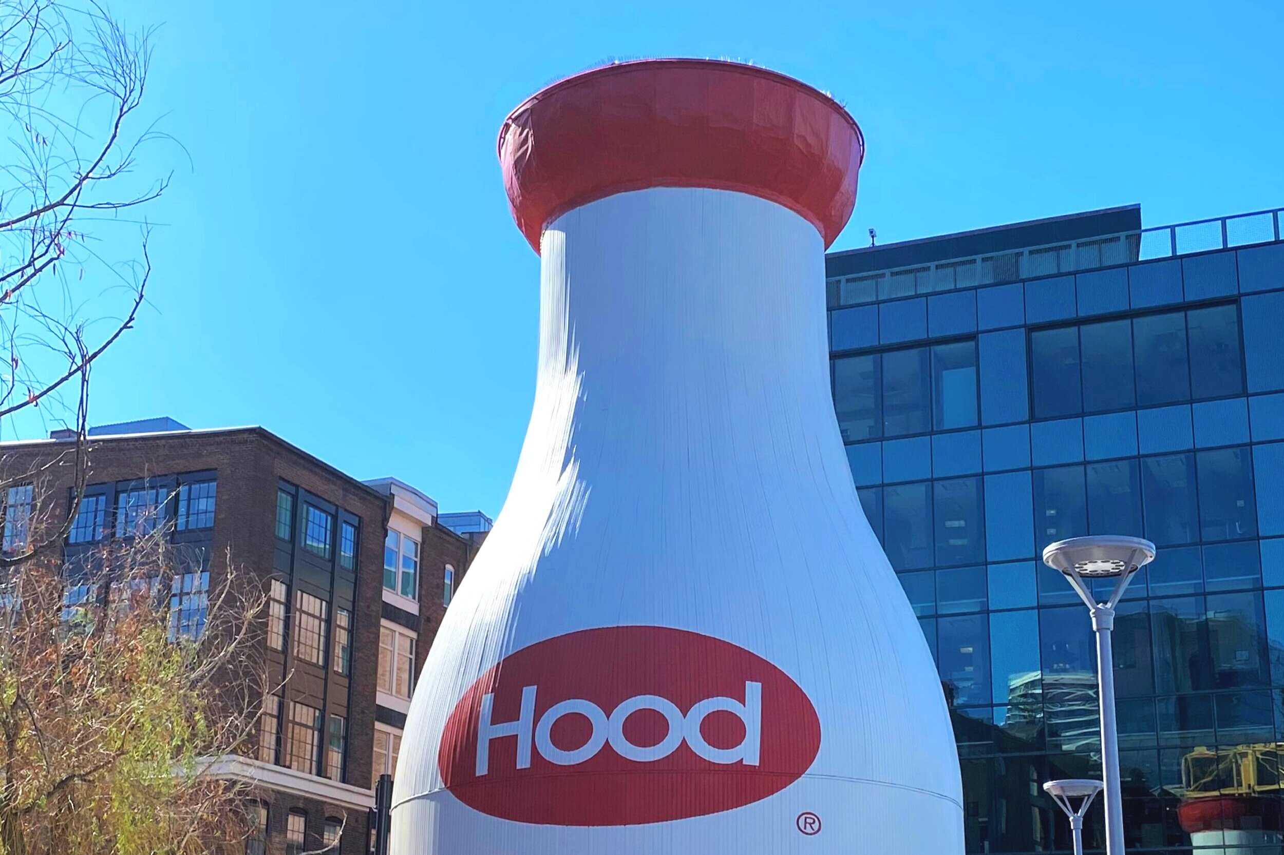 Hood Milk Bottle 