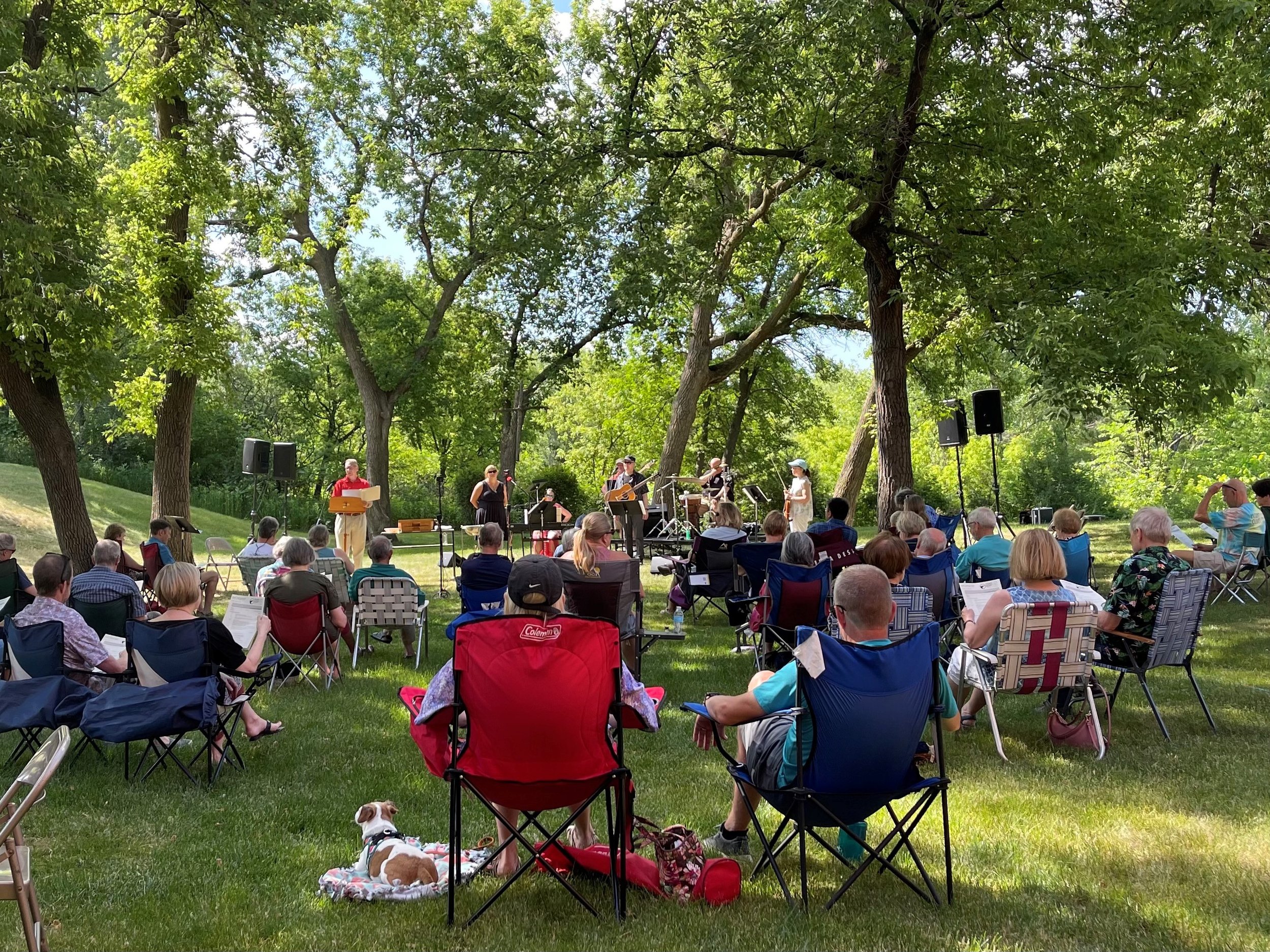 First Day of Outdoor Worship