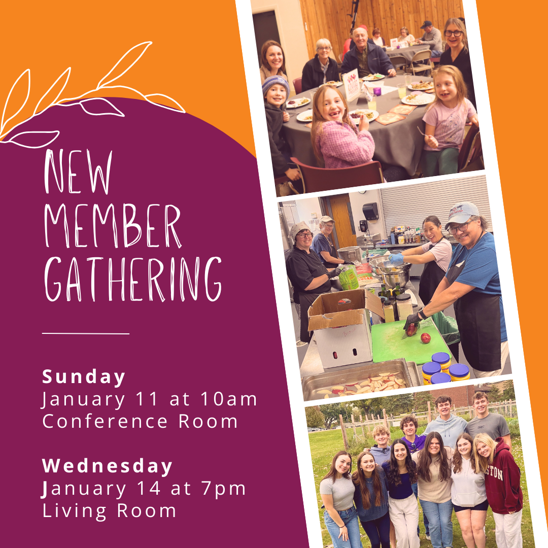 New Member Gathering (Wednesday)