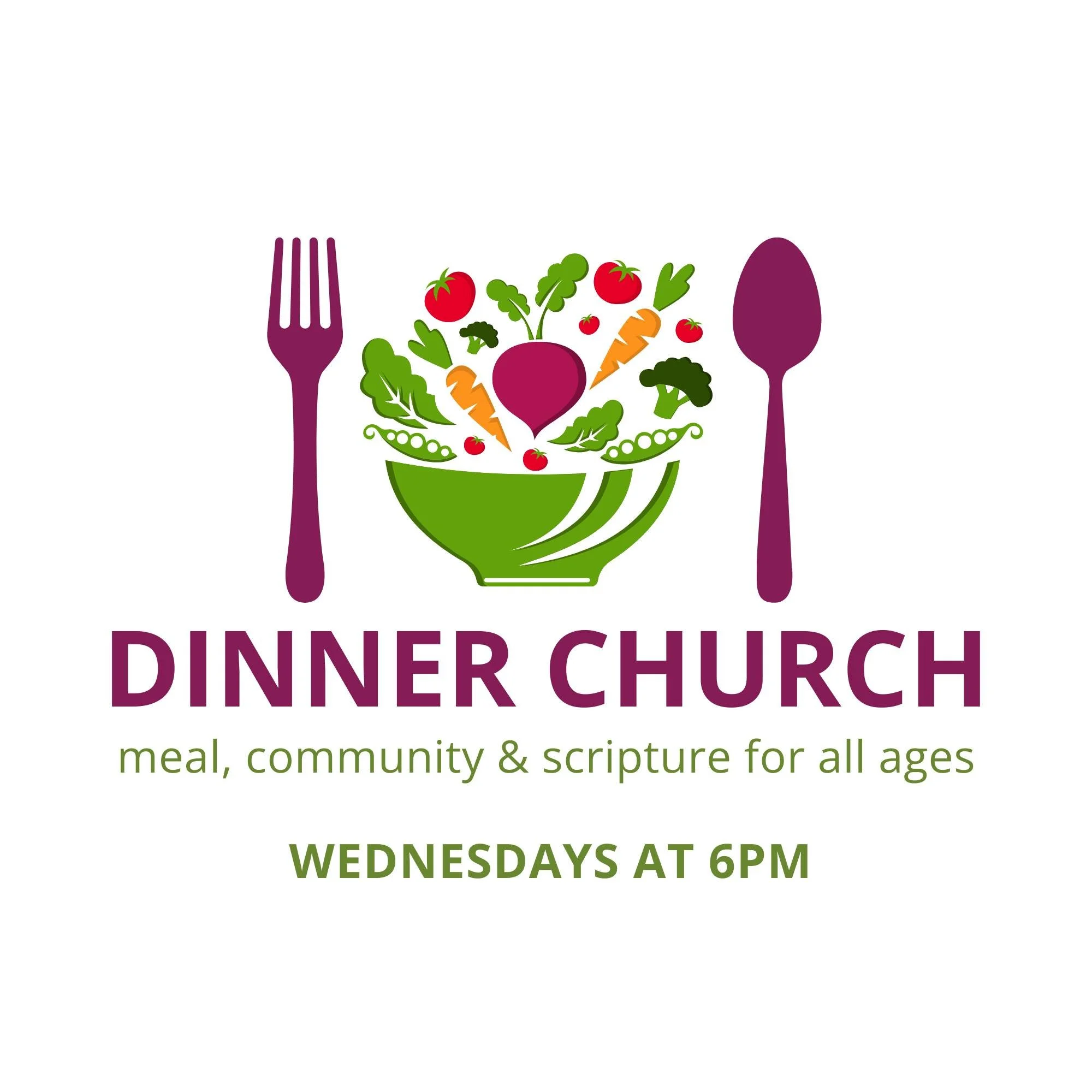 You are invited! Dinner Church starts in 2 weeks! See you on June 3rd in the Community Room!