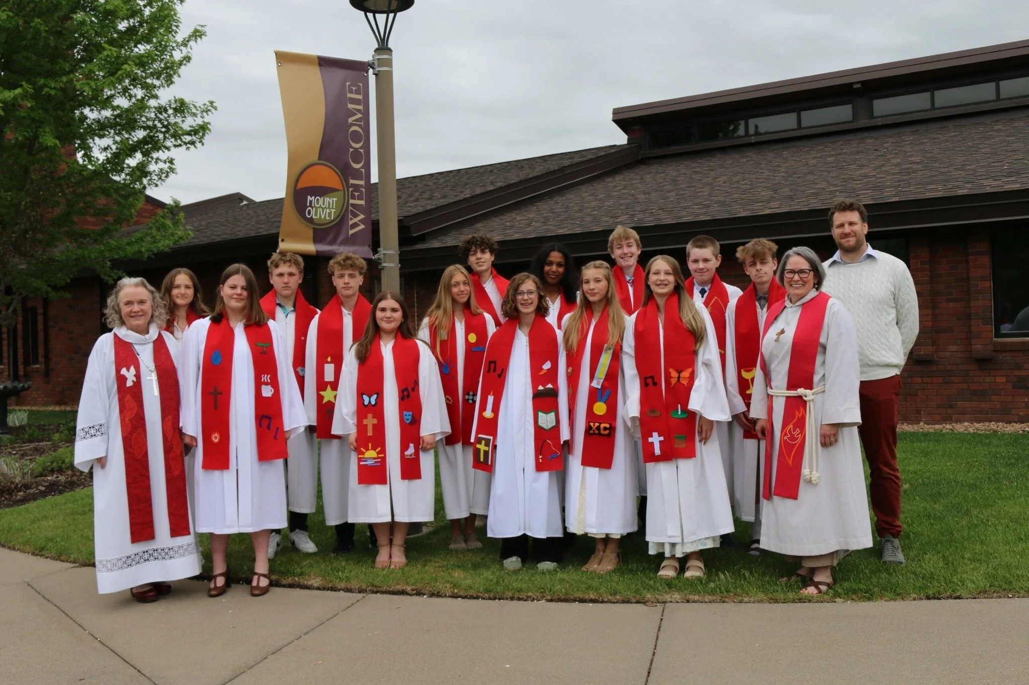 This past Sunday ninth graders affirmed their baptismal promises during confirmation. We celebrate this milestone in their faith and their unfolding story as beloved children of God! Thank you to the guides, families, youth leaders and pastors who ha