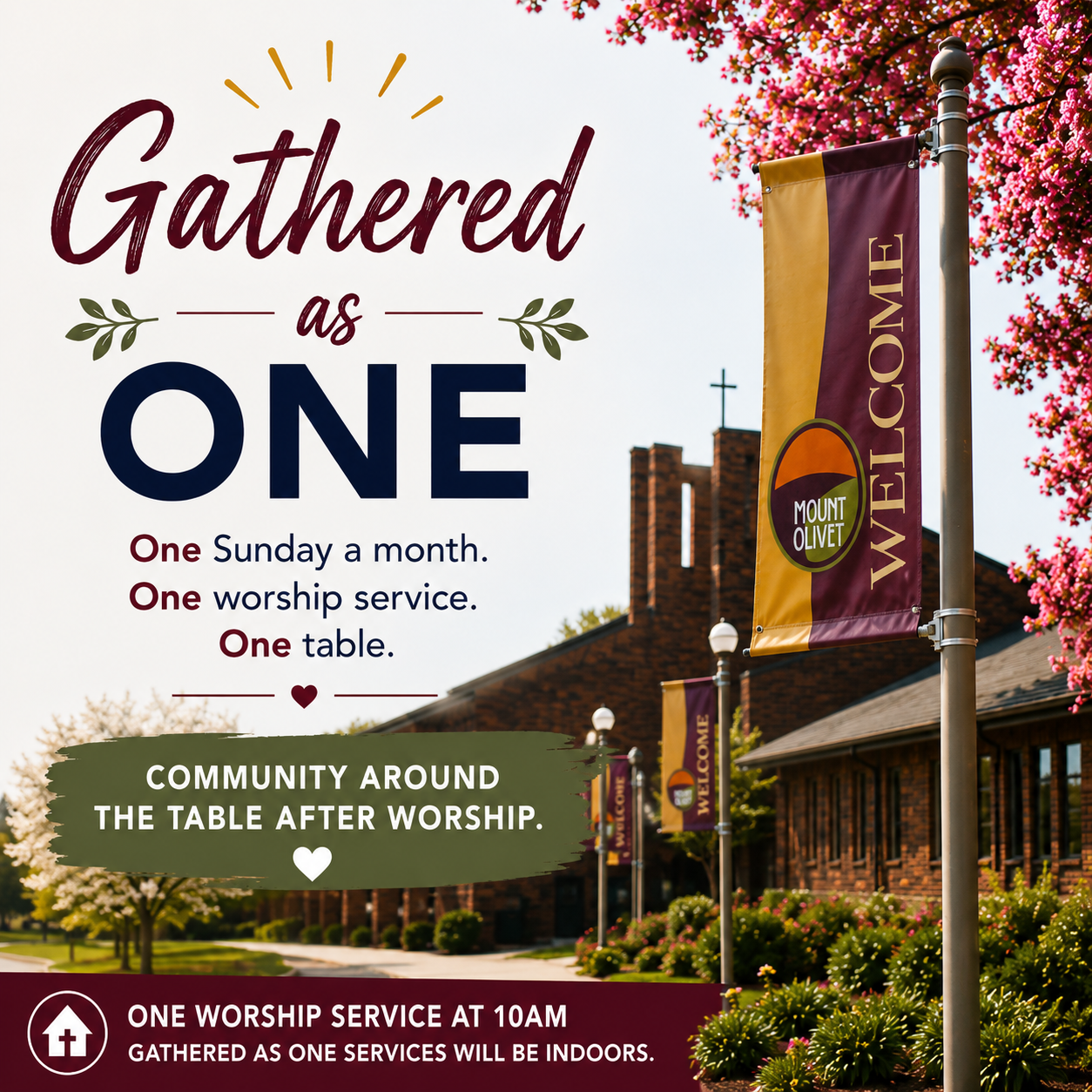 Gathered as One: Building Community in Worship &amp; at the Table