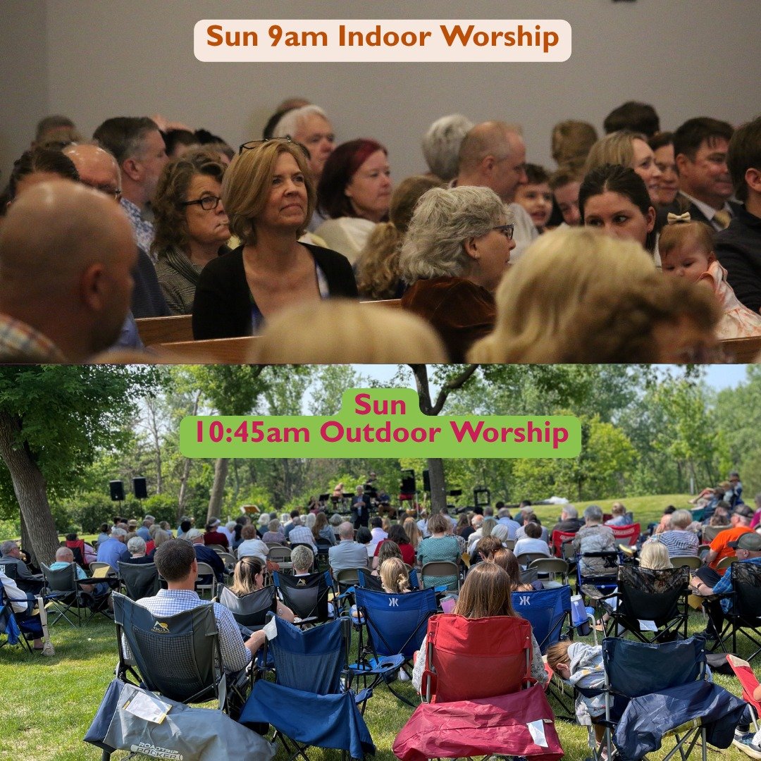 Which summer worship option is your favorite indoor or outdoor? Join us this Sunday for your favorite!