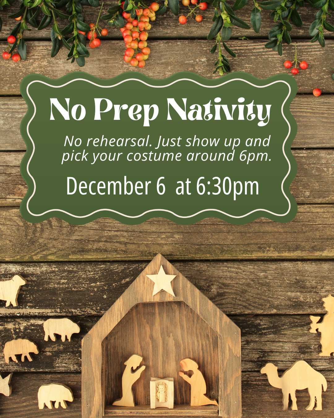 No Prep Nativity