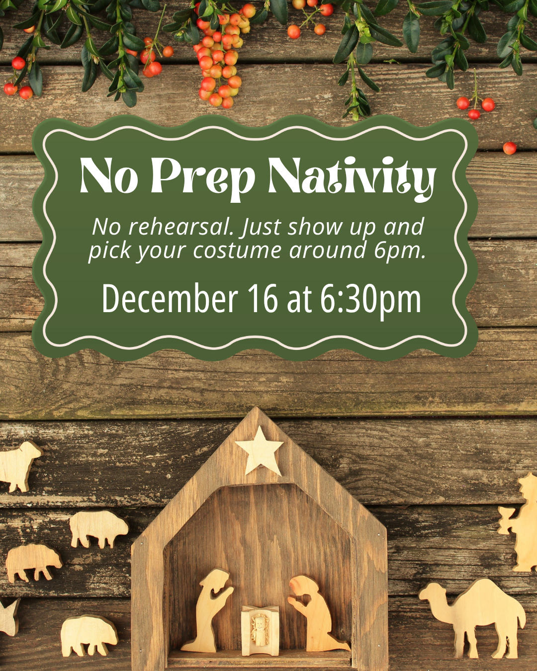No Prep Nativity