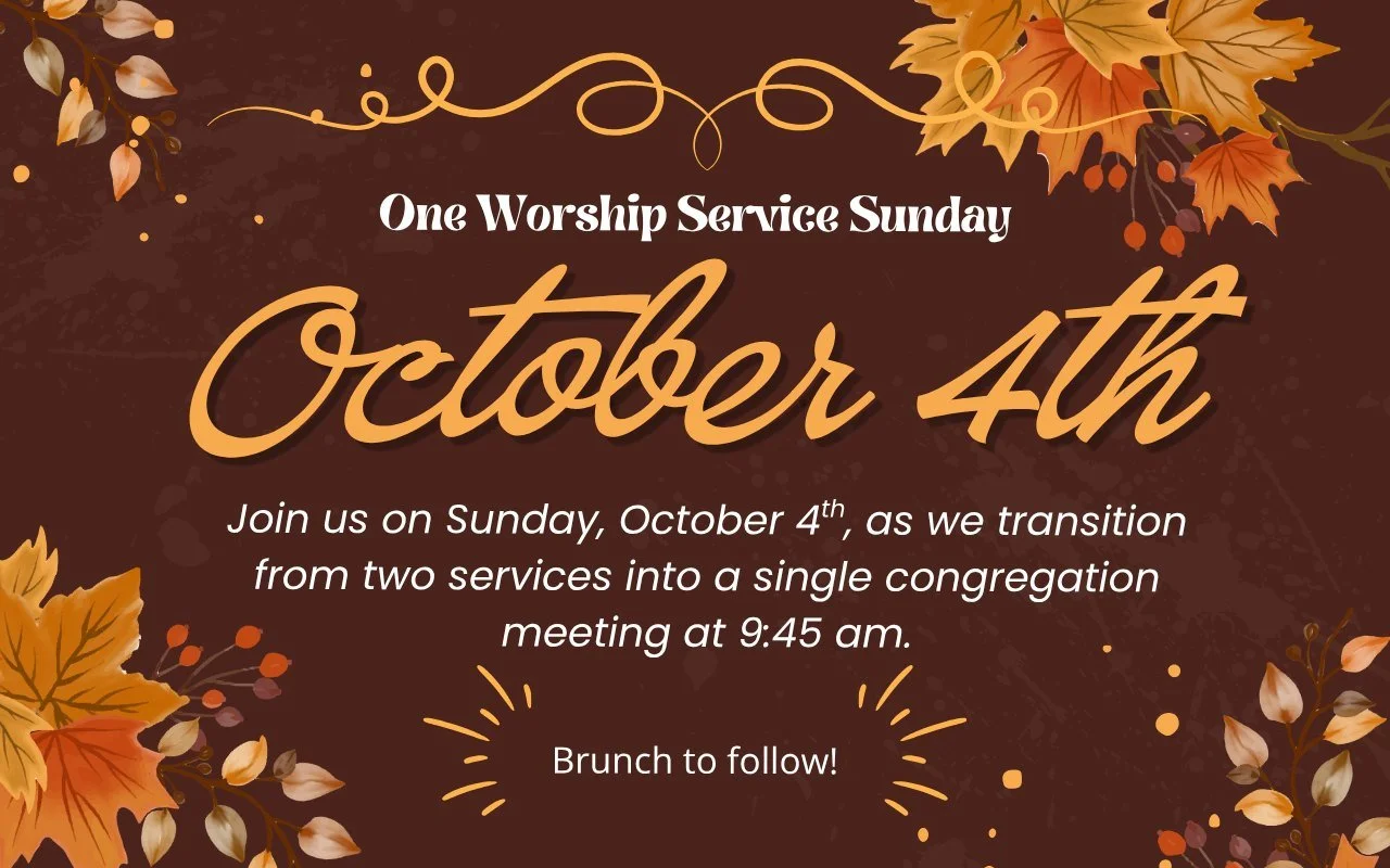 Tomorrow morning worship begins at 9:45 am. Brunch to follow worship!

You can come for Dwelling in the Word or Family Faith Explorers. Both begin at 9am.

 #gatheredasone #mountolivetplymouth #GodsUnfoldingStory #loveyourneighbors❤️