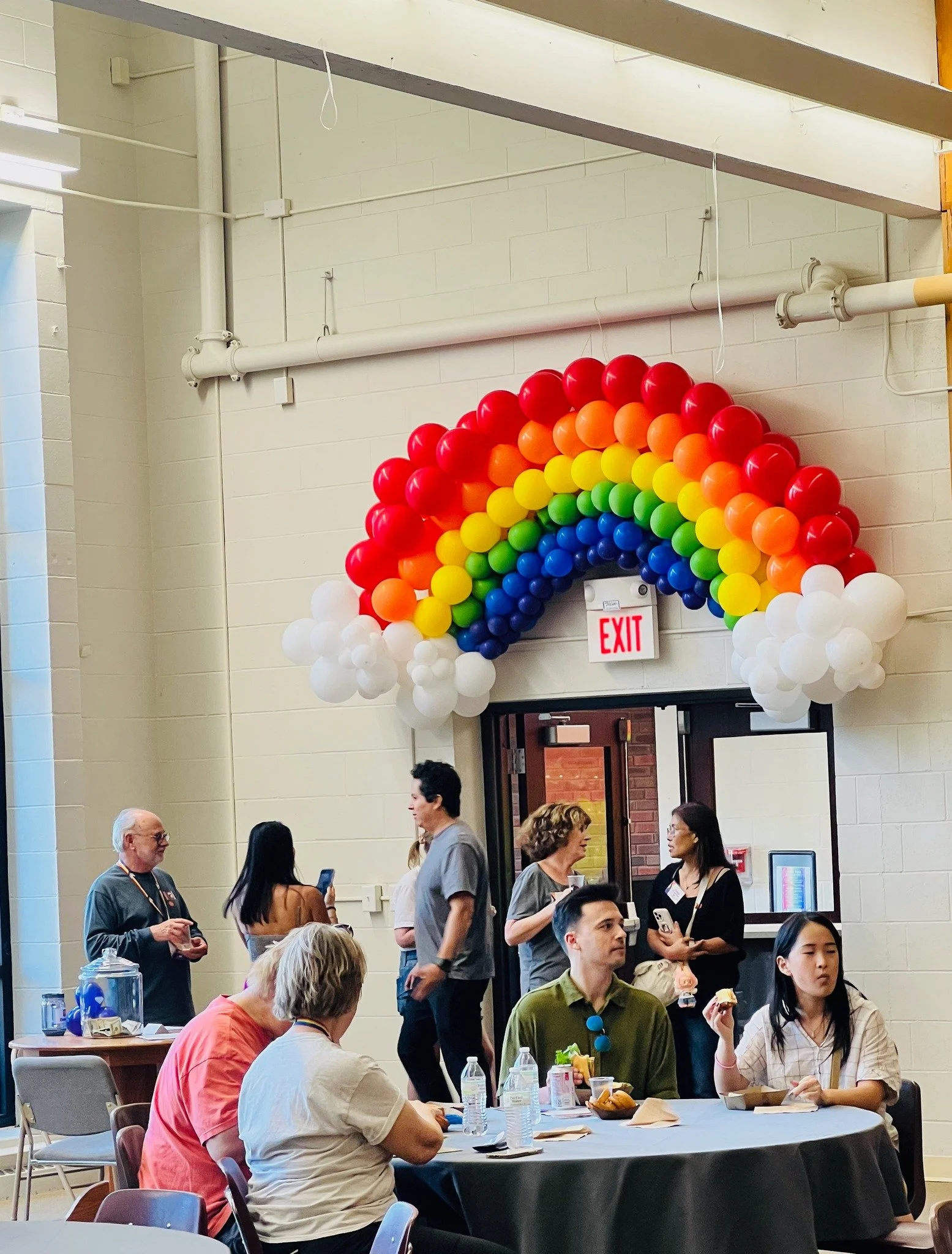 🌈 PLYMOUTH PRIDE: LOVE WAS IN THE AIR! 🌈
What an incredible afternoon at the first-ever Plymouth Pride, hosted on Saturday at Mount Olivet Lutheran Church of Plymouth! The place was bursting with color, joy, laughter, and love!

Rainbow balloons we