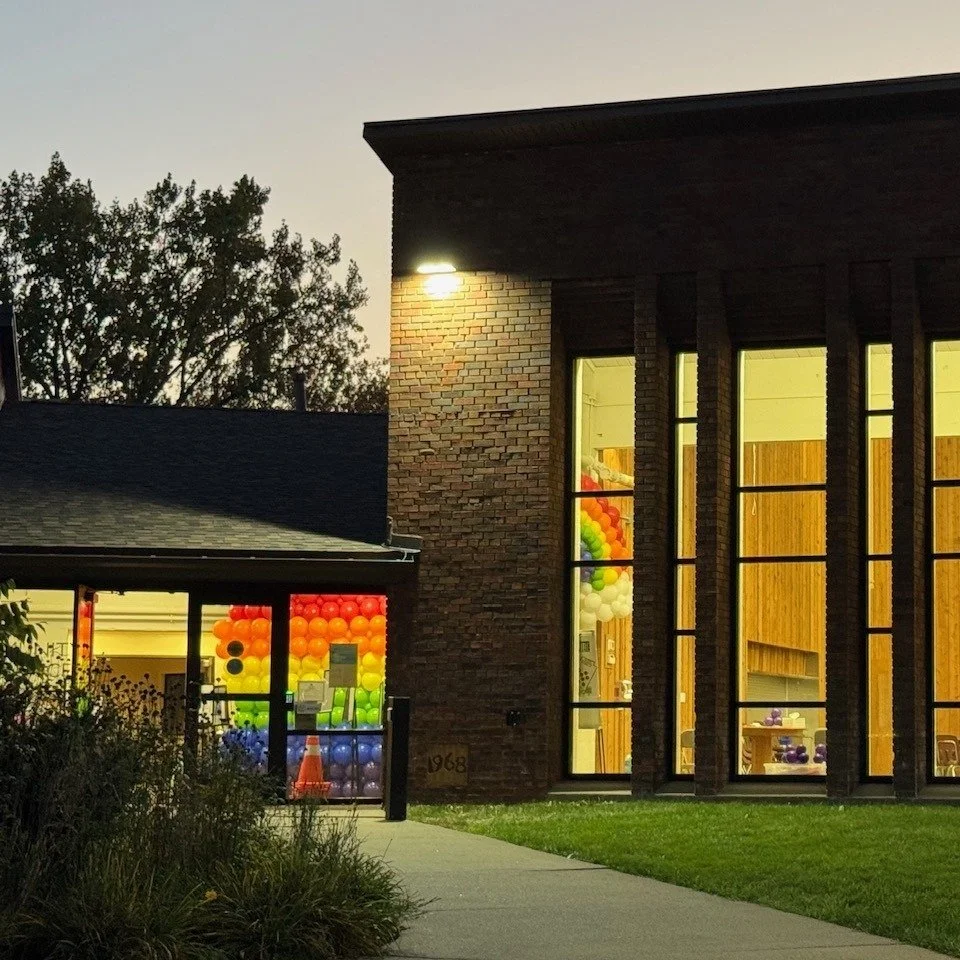I had to pause for a picture as I was leaving Mount Olivet on Saturday. The colors and light in the Community Room just shone out with Pride! It was a joy and an honor for Mount Olivet to host the first ever Plymouth Pride event. I repeatedly heard, 