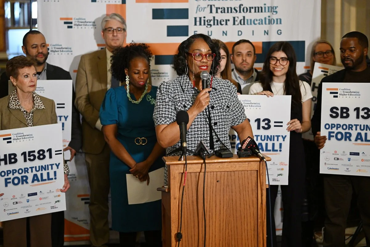 Lightford, Ammons and higher education leaders call for passage of equitable funding model