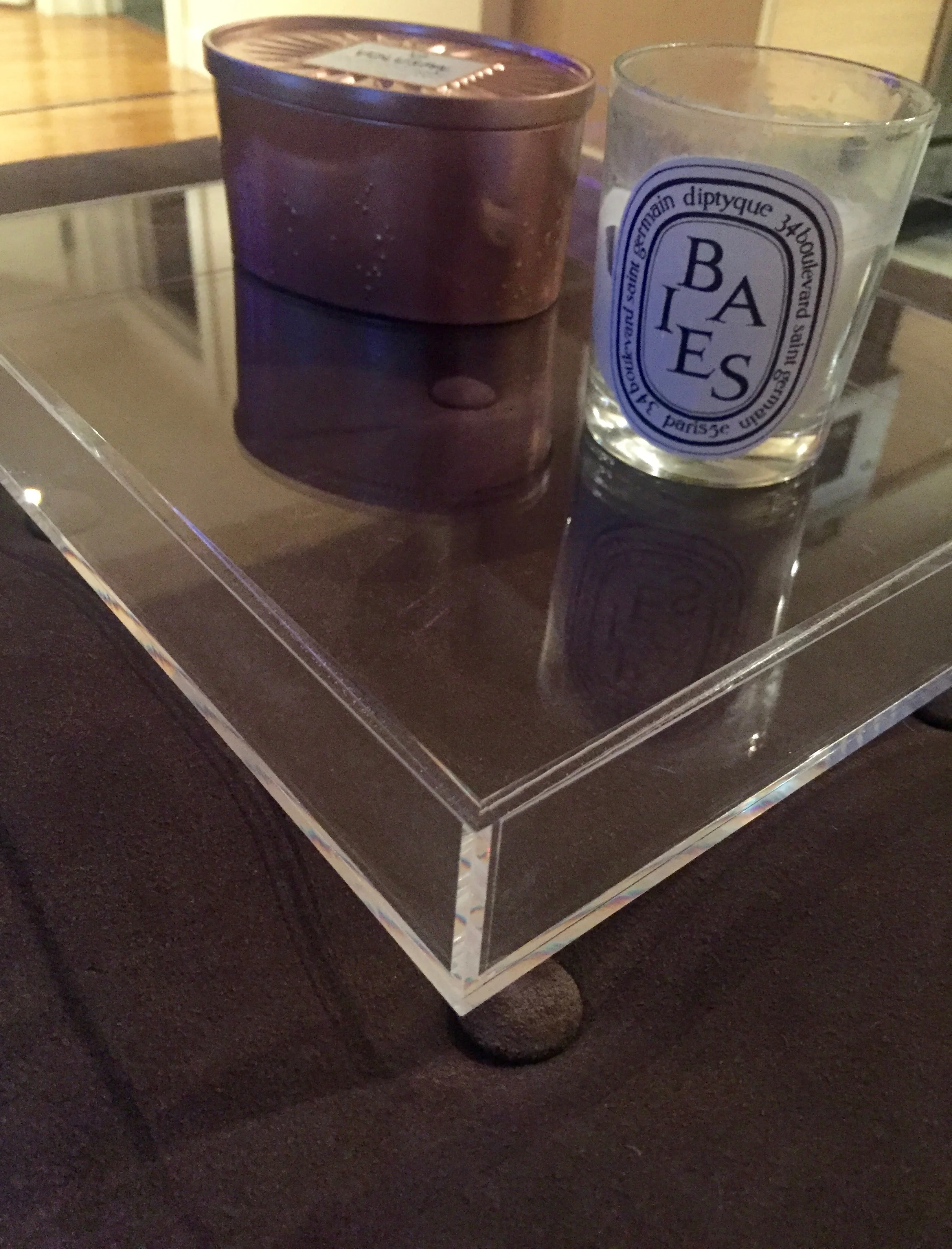 Crystal Clear Lucite Tray - Custom Sizes 
