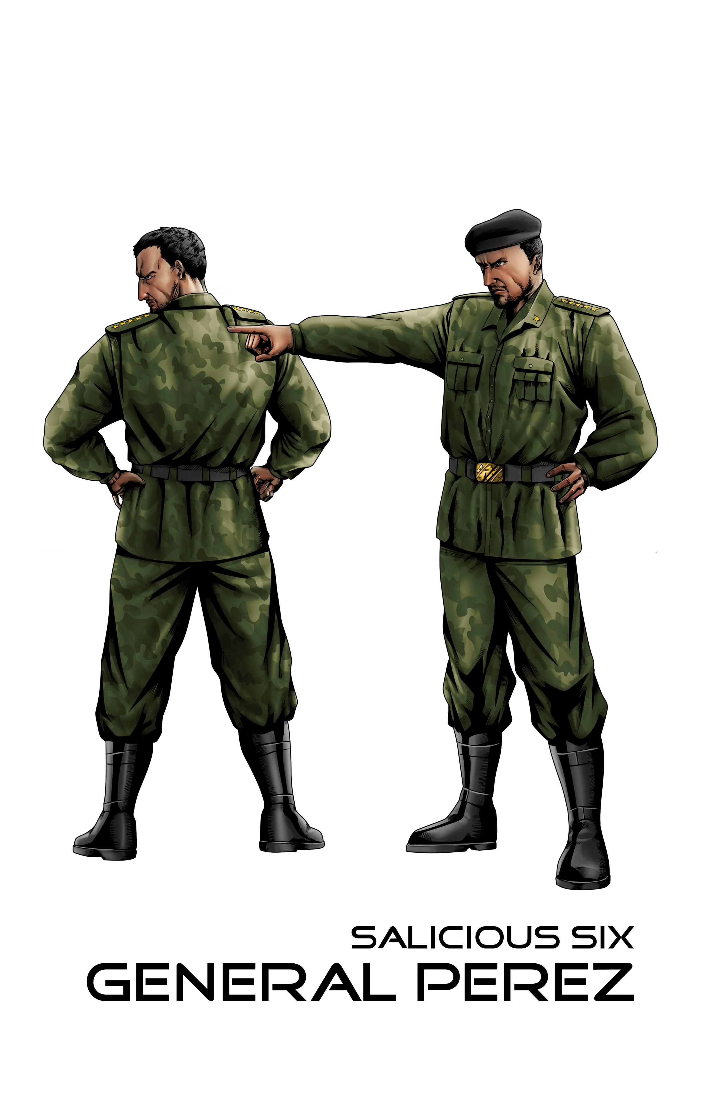 General Perez - leader of the Salicious Six