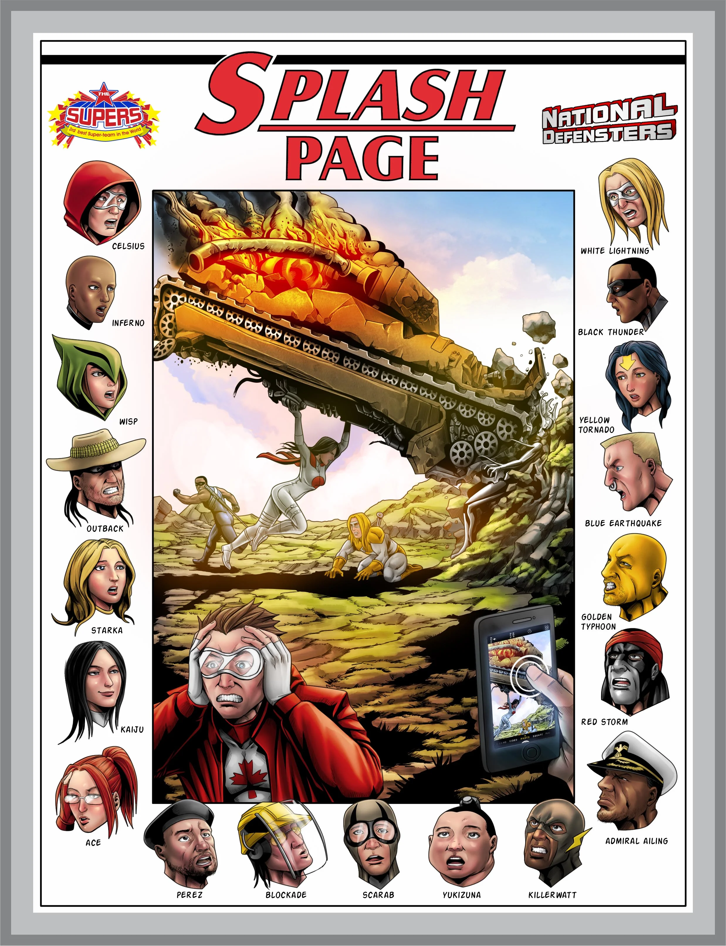 The Supers #1 Page 20! Art by Ricky Gunawan