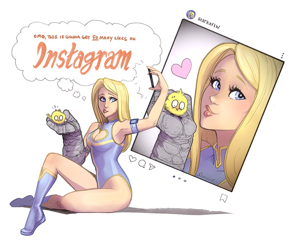 This pinup of Starka was done by the amazingly talented Sabtastic! Follow her adventures with the links below... Sabtastic on Twitter http://sabtastic.deviantart.com/ https://www.facebook.com/Sabtastique/