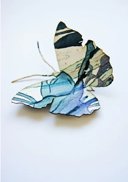 Mono-print butterfly