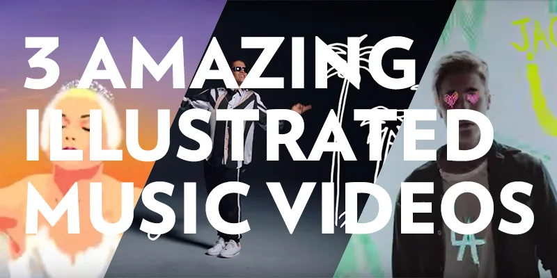 3 Amazing Illustrated Music Videos