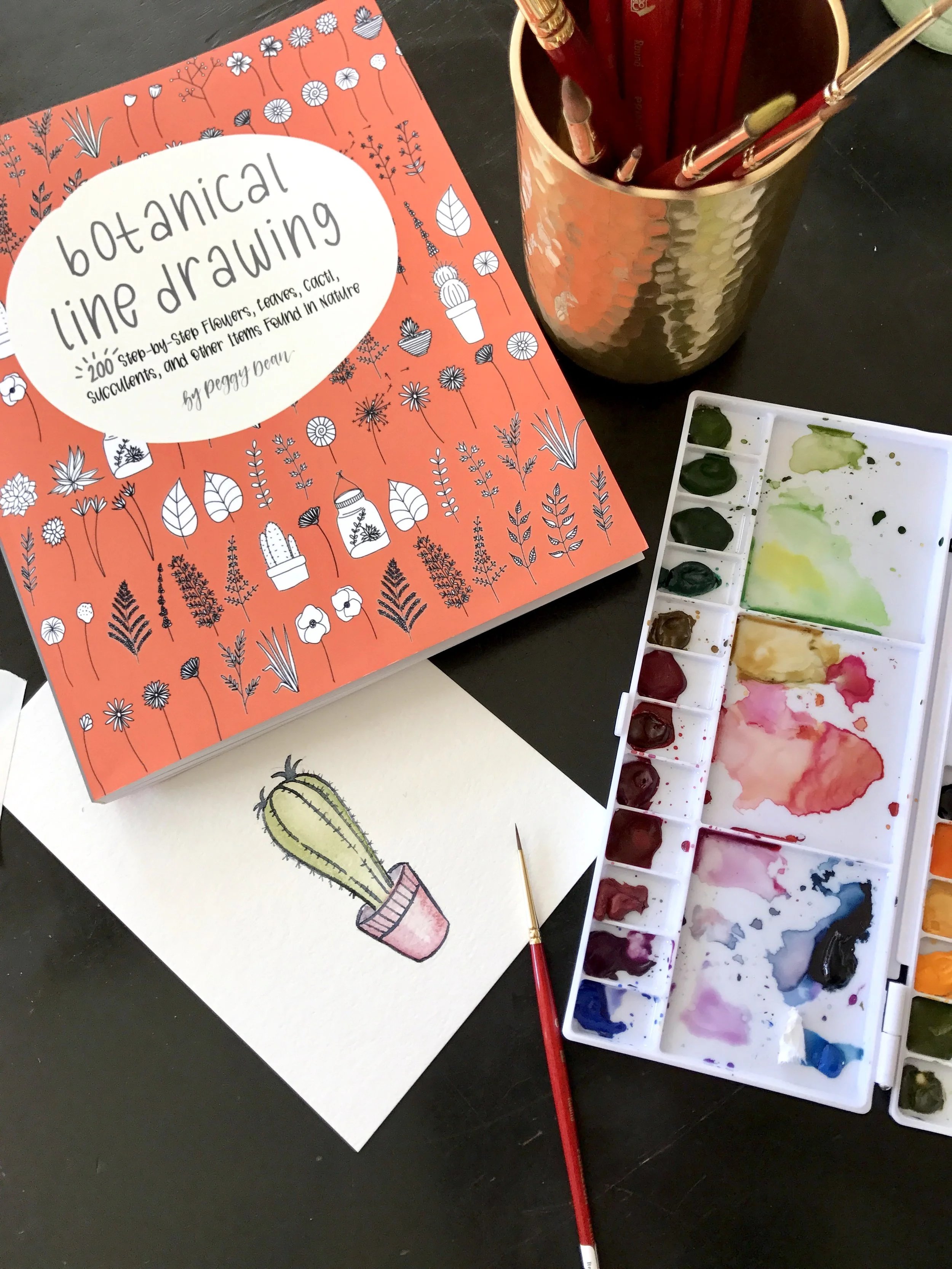 "Botanical Line Drawing" with Peggy Dean and The Pigeon Letters