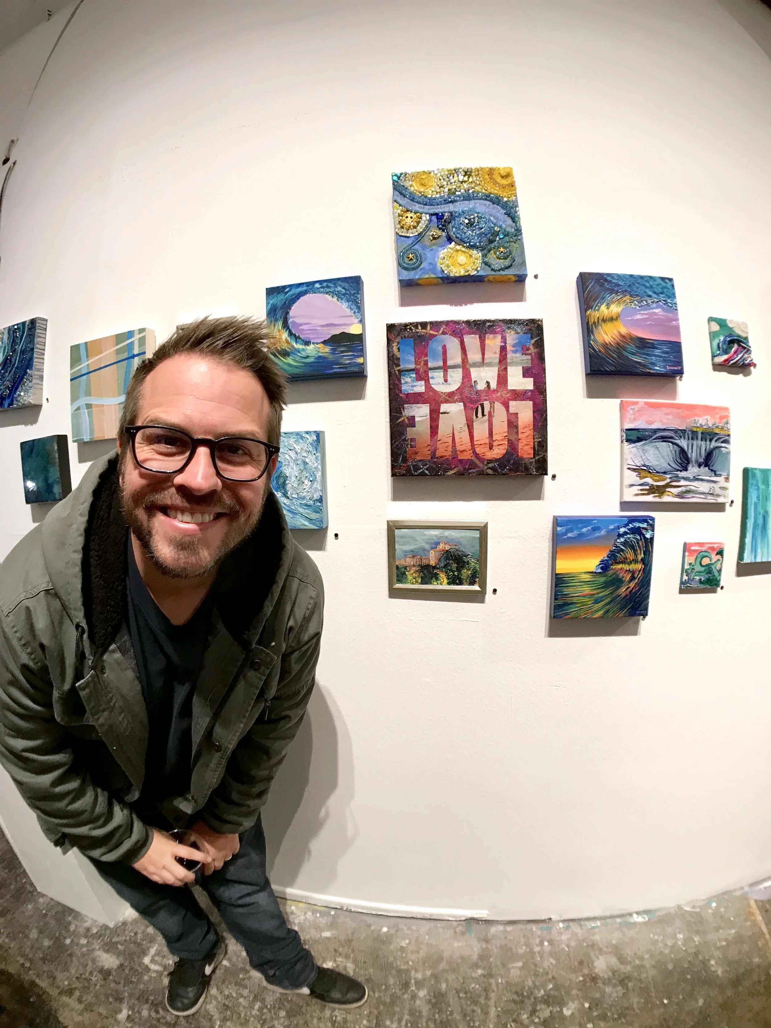 Miniature Art Show at Shockboxx