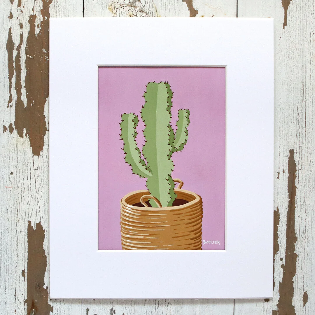 Ammak Cactus in a Basket | Original