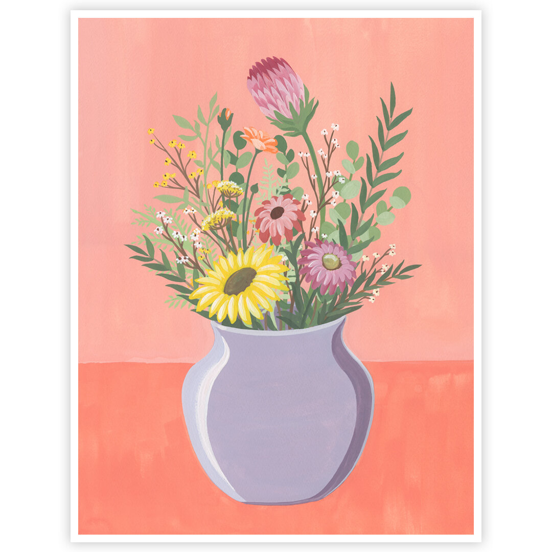 Bouquet of Flowers No. 1 | Art Print #179 | Boelter Design Co.
