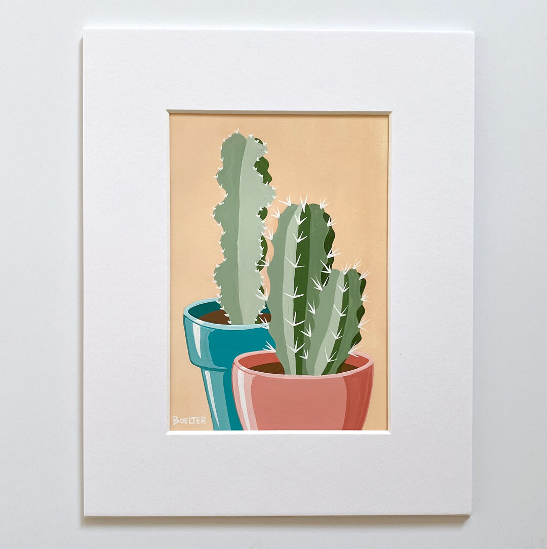 Potted Cacti #14 (2021) | Original