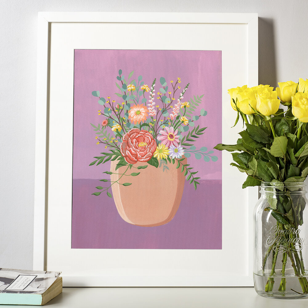 Download Bouquet Of Flowers No 2 Downloadable Art Print 180 Boelter Design Co